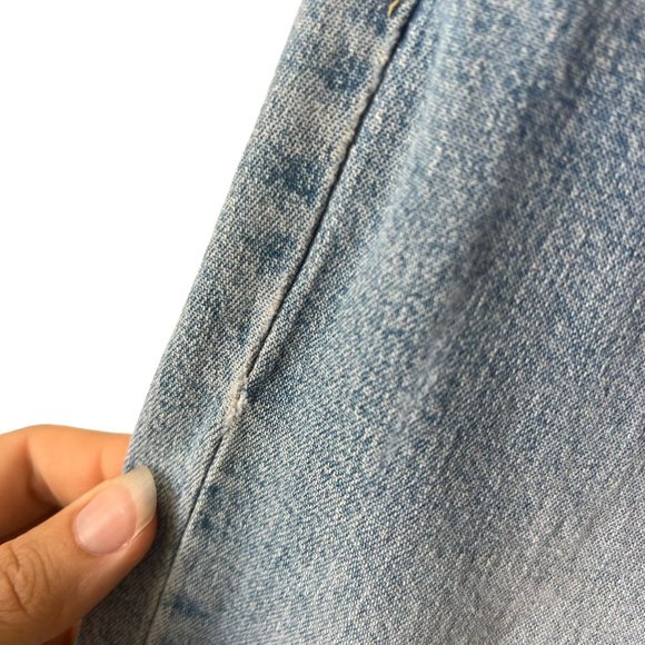 Vintage Y2K Light Blue Flare Leg Denim Low Rise Jeans 7 - Picture 13 of 16